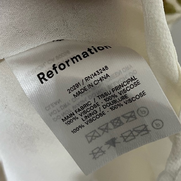 REFORMATION Christine Florence Pink Floral Mini Dress - Picture 8 of 8